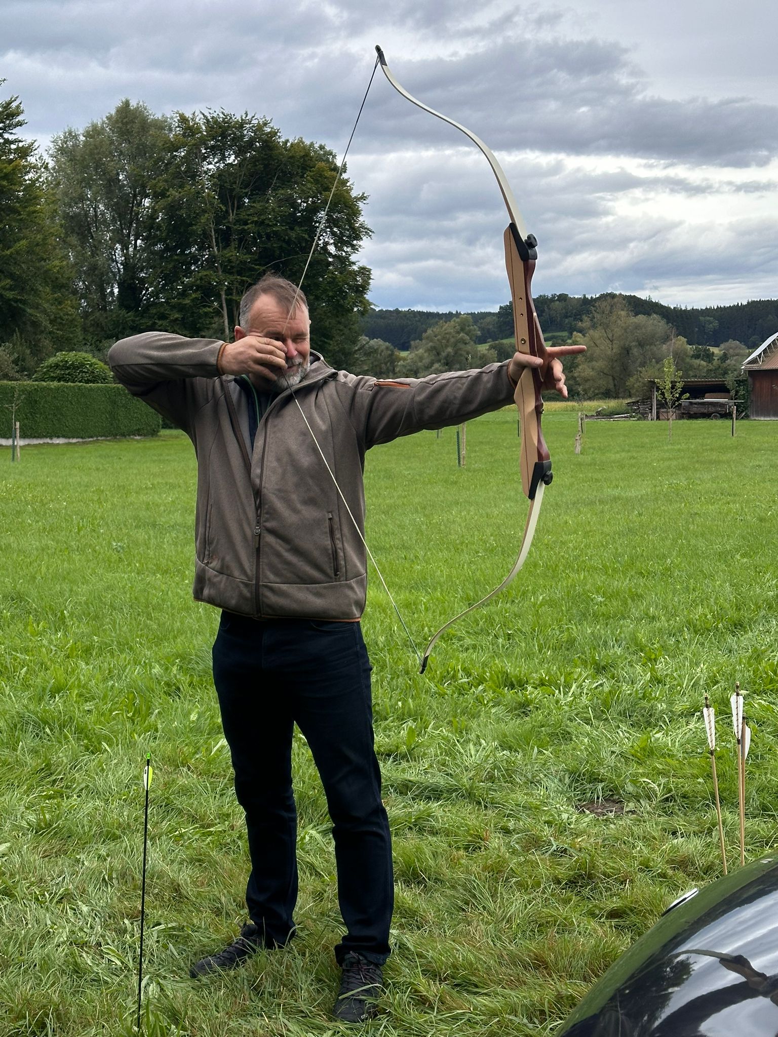 Bogenschießen mit Peter Geier